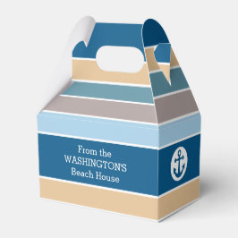 Bandas náuticas personalizados cajas de favor