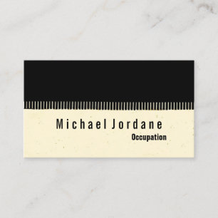 Bandas negras ~ Tarjetas de visita RETRO Unisex