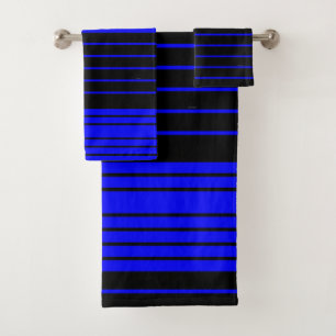 Bandas negras y azules