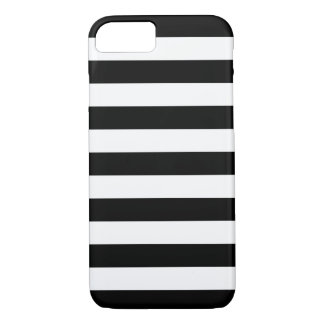Bandas negrita funda iPhone negro y blanco 7