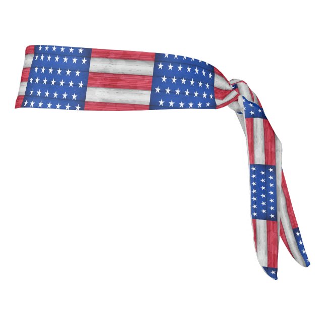Bandas para el cabello con bandera americana 2 (Girar 90)