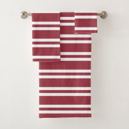 Bandas rojas y blancas actuales