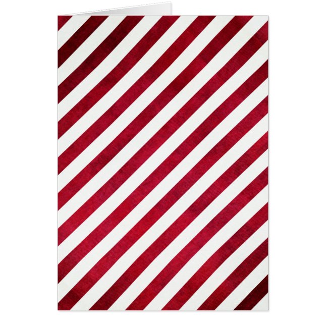 Bandas rojas y blancas sobre la textura de tela de (Frente)