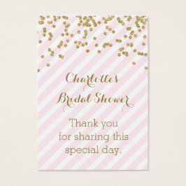 Bandas rosadas doradas Bandas favoritas de ducha d