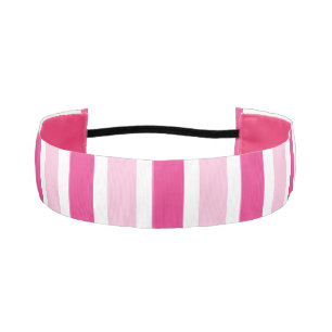 Bandas rosadas y blancas
