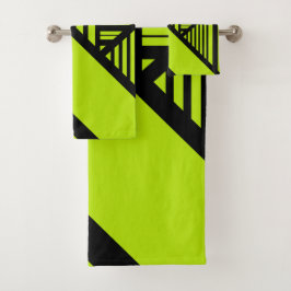 Bandas triangulares - Verde animado