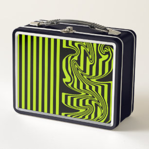 Bandas y Swirls - Lime Green y Black