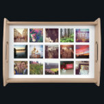 Bandeja 15 fotos de Instagram en blanco<br><div class="desc">Personalizar esta bandeja de madera con catorce de tus fotos favoritas y haz algo verdaderamente único para tu hogar.</div>