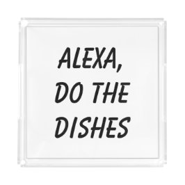 Bandeja Acrílica Alexa, haz los platos