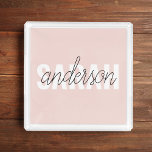 Bandeja Acrílica Belleza rosa pastel moderna Personalizada<br><div class="desc">Belleza rosa pastel moderna Personalizada</div>