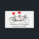 Bandeja Acrílica Boda personalizada de la bicicleta de tándem tradi<br><div class="desc">Bandeja de matrimonio personalizada de la bicicleta de tándem de color</div>