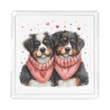 Día de San Valentín Bernese Mountain Dogs