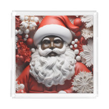 Melanin Xmas Black Christmas Sant Claus Bruh Sista