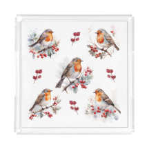 Navidades de Red Robin Holly