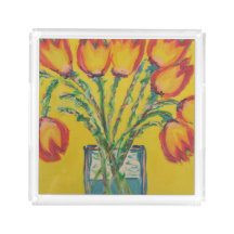 Tulipanes felices