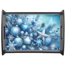 ADORNOS NAVIDEÑOS PRECIOSAS ESTRELLAS AZULES DE FI
