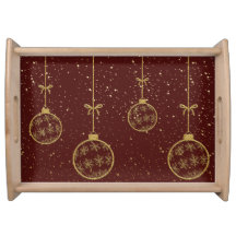 Almohada de acento navideño con adorno de color ro