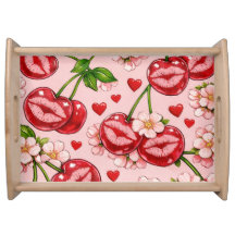 Cherry Kiss Serving Tray