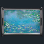 Bandeja Claude Monet. Lilies de agua. Impresionismo francé<br><div class="desc">Claude Monet "Water Lilies" sirve la bandeja.</div>