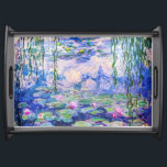 Bandeja Claude Monet - Lilies de agua / Nympheas 1919<br><div class="desc">Lilies de agua / Nympheas (W.1852) - Claude Monet,  Petróleo en lienzo,  1916-1919</div>