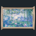 Bandeja CLAUDE MONET - LÍNEAS de agua<br><div class="desc">CLAUDE MONET - Aceite sobre lirios de agua sobre lienzo; reproducción</div>