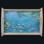 Bandeja Claude Monet - Water Lilies 1906<br><div class="desc">Lilies de agua (Nympheas) - Claude Monet,  Petróleo en lienzo,  1906</div>