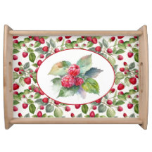 Cubierta de frambuesas