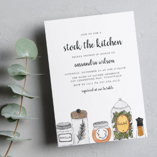 Bandeja de especias   Invitación a la ducha de nov