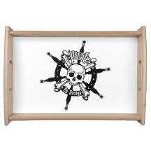 Bandeja de servicio de piratas