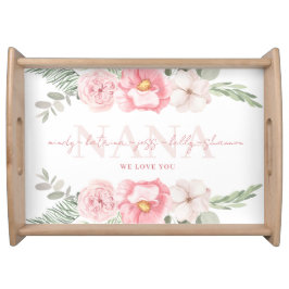 Bandeja de servicio floral personalizada Nana