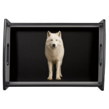 Bandeja de servir Black 4 Luxe, Lobo Ártico Marfil