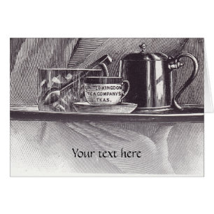 Bandeja de té de época