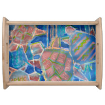 Bandeja de tortuga azul