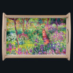 Bandeja El jardín Iris de Claude Monet<br><div class="desc">El jardín Iris de Claude Monet.
Visita mi tienda para un diseño más interesante y más elección de color => zazzle.com/colorfulworld*</div>