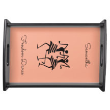 Espectaculares y felices bailarinas de silueta