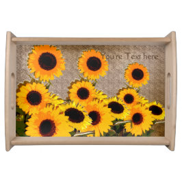 Bandeja Girasoles de encargo