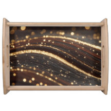 Grano de madera oscura de nuez negra con ríos dora