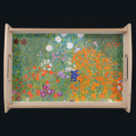 Bandeja Gustav Klimt Flor Jardín Naturaleza<br><div class="desc">Un bonito cuadro del jardín,  un cuadro clásico de Gustav Klimt,  llamado Cottage Garden,  o Bauergarten,  1907,  que se encuentra cerca de un jardín de flores,  un cuadro de flores de colores.</div>