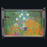 Bandeja Gustav Klimt - Jardín de flores<br><div class="desc">Jardín de flores - Gustav Klimt en 1905-1907</div>