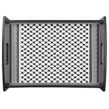 Hatta Keffiyeh Kufiya Folk Palestino (Patrón 3)