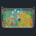 Bandeja Jardín de flores, Gustav Klimt<br><div class="desc">Gustav Klimt (14 de julio de 1862 - 6 de febrero de 1918) era un pintor simbolista austríaco y uno de los miembros más destacados del movimiento secesión de Viena. Klimt es conocido por sus pinturas, murales, bocetos y otros objetos artísticos. Además de sus obras figurativas, que incluyen alegorías y...</div>