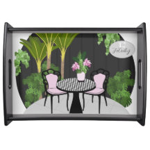 Medinilla Garden Courtyard Monograma