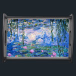 Bandeja Monet - Lilies de agua, 1919<br><div class="desc">Pintura de Claude Monet de 1919,  Water Lilies</div>