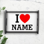 Bandeja Nombre del corazón<br><div class="desc">Escriba el nombre o texto deseado en la sección de nombres.</div>