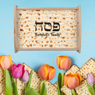 Bandeja Pascua judía Matzo Matzah