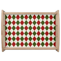 Patrón Argyle de Navidades clásicos