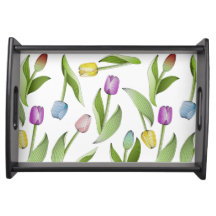 Patrón Tulipán colorido moderno