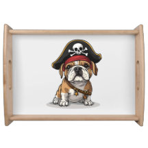 Pirate Bulldog inglés Skull Crossbone