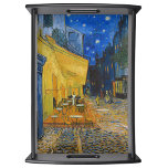 Bandeja Vincent van Gogh - Cafe Terrace de noche<br><div class="desc">Cafe Terrace en la Place du Forum at Night - Vincent van Gogh,  1888</div>