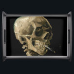 Bandeja Vincent van Gogh - Calavera con cigarrillo en llam<br><div class="desc">Cabeza de un Skeleton con un cigarrillo en llamas / Calavera con cigarrillo en llamas / Crane de squelette fumant une cigarrillo - Vincent van Gogh,  1885</div>